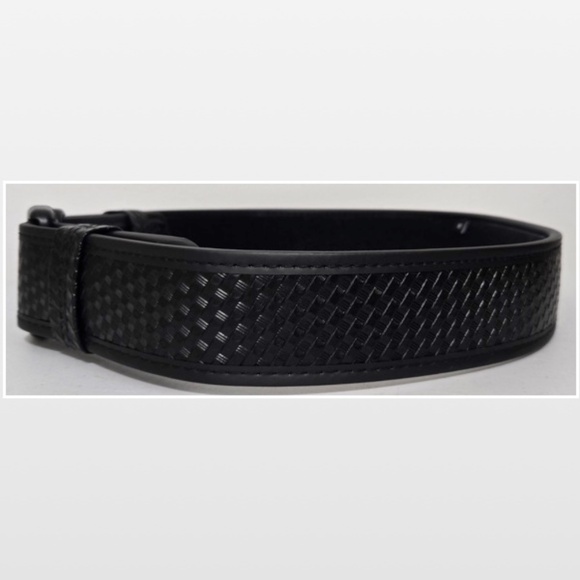 New Tactical Belt Black Mens Medium Heavy Duty Leather Quick Release Buckle NWT - Picture 5 of 15